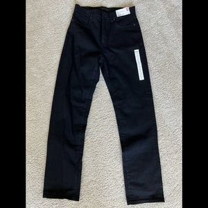 Uniqlo black jeans 27x32